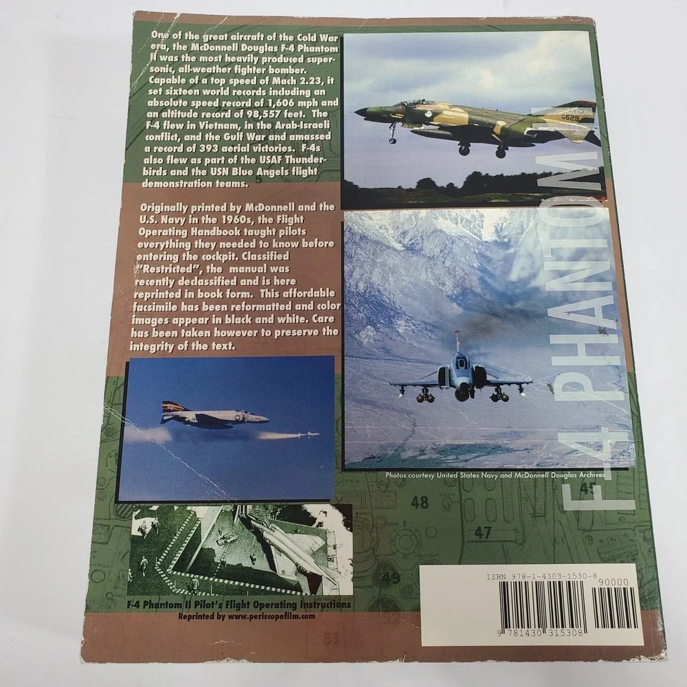 Periscope Film F-4 Phantom II Pilot's Flight Operating Instructions